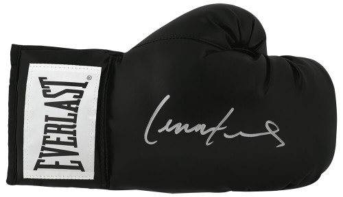Lennox Lewis Signed Everlast Black Full Size Boxing Glove - Schwartz Authenticated