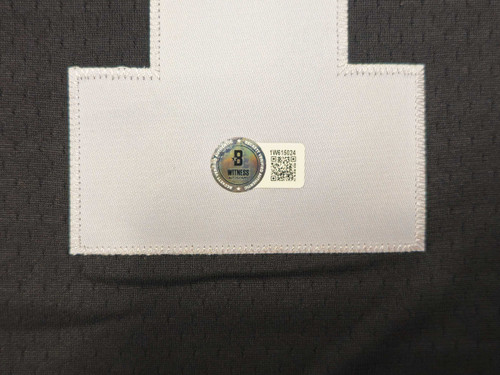 Oakland Raiders Bo Jackson Autographed Black Authentic Mitchell & Ness 1988 Throwback Jersey Size XL Beckett BAS Witness Stock #230006