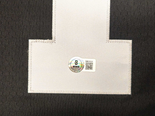 Oakland Raiders Bo Jackson Autographed Black Authentic Mitchell & Ness 1988 Throwback Jersey Size L Beckett BAS Witness Stock #230007