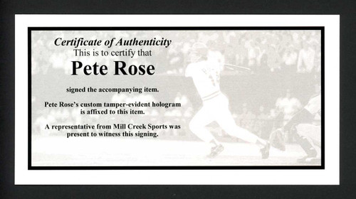 Pete Rose Autographed 8x10 Photo Cincinnati Reds PR Holo Stock #229040