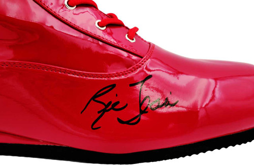 Ric Flair Autographed Red Right Footed Boot WWE JSA Stock #228114