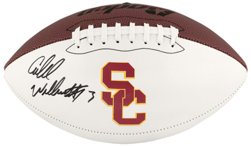 Caleb Williams Signed USC Trojans Baden White Logo Football - Fanatics