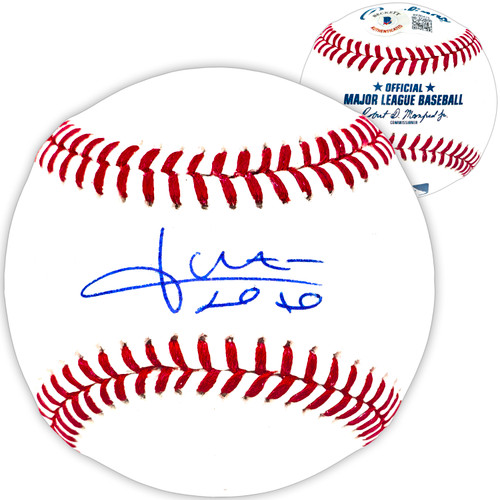 Juan Soto Autographed Official MLB Baseball New York Yankees Beckett BAS QR