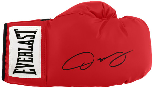 Oscar De La Hoya Signed Everlast Red Boxing Glove - Schwartz Authenticated