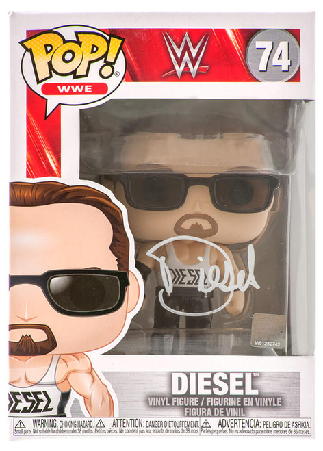 Kevin Nash Signed WWE Diesel Funko Pop Doll #74 - Schwartz Authenticated