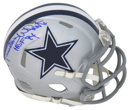 Randy White Signed Dallas Cowboys Riddell Speed Mini Helmet w/HOF'94 - Schwartz Authenticated