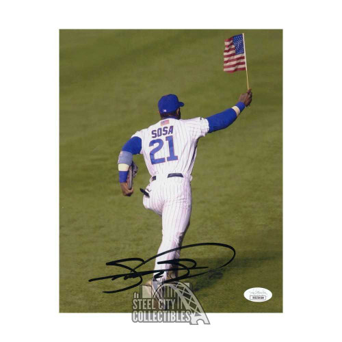Official Baseball Ball Sammy Sosa Autographed Baseball 'Slammin