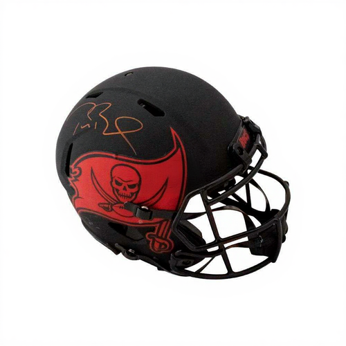 Tom Brady Signed Buccaneers Eclipse Authentic Full Size Helmet – Fanatics LOA