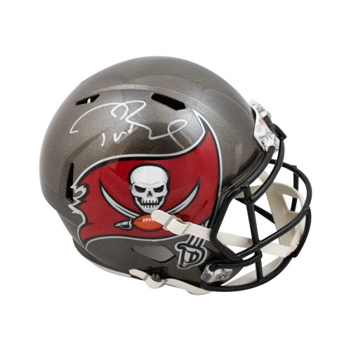 Tom Brady Autographed Tampa Bay Buccaneers Speed Replica Full-Size Helmet – Fanatics COA