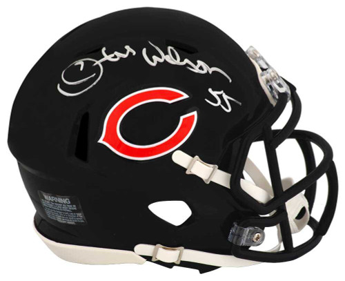 Otis Wilson Signed Chicago Bears Riddell Speed Mini Helmet w/#55