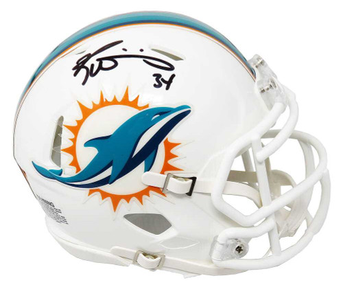 Ricky Williams Signed Miami Dolphins Riddell Speed Mini Helmet