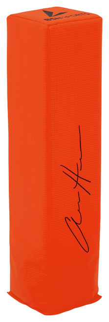Aidan Hutchinson Signed BSN Orange Endzone Football Pylon