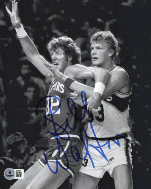 Bill Walton Autographed 8x10 Photo Los Angeles Clippers Beckett BAS QR #BS30275