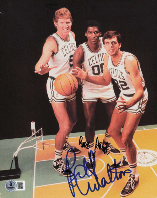 Bill Walton & Robert Parish Autographed 8x10 Photo Boston Celtics Beckett BAS QR #BS30287