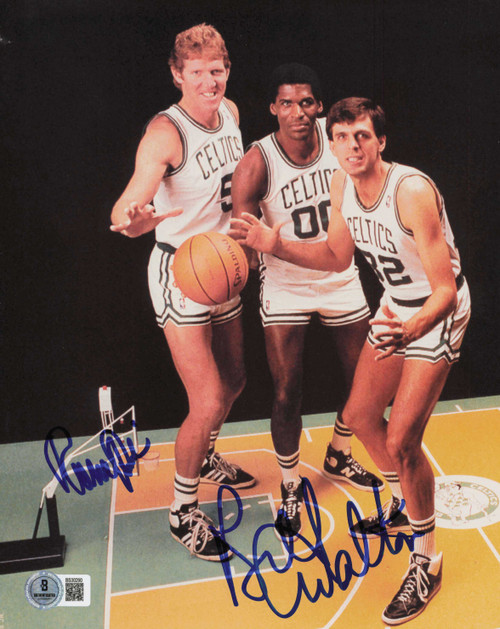 Bill Walton & Robert Parish Autographed 8x10 Photo Boston Celtics Beckett BAS QR #BS30290