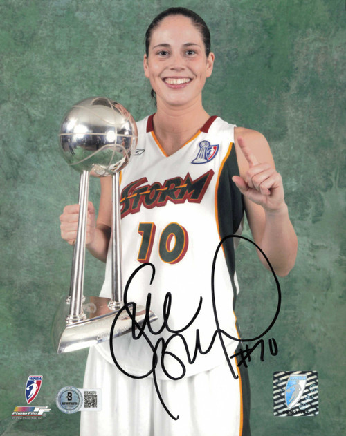 Sue Bird Autographed 8x10 Photo Seattle Storm Beckett BAS QR #BS30270