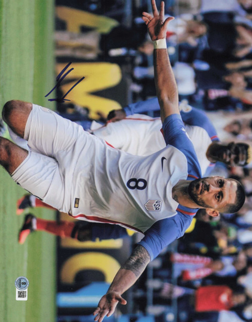 Clint Dempsey Autographed 11x14 Photo Team USA Beckett BAS QR #BS31904