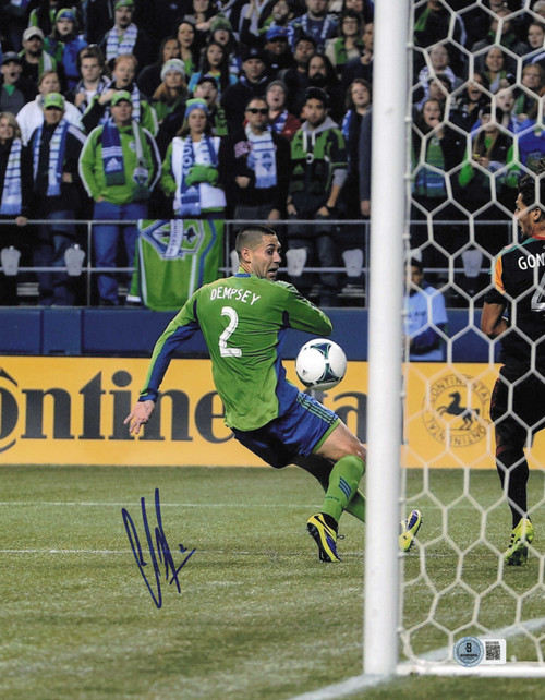 Clint Dempsey Autographed 11x14 Photo Seattle Sounders Beckett BAS QR #BS31905