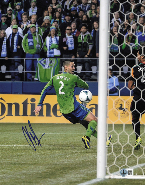 Clint Dempsey Autographed 11x14 Photo Seattle Sounders Beckett BAS QR #BS31910