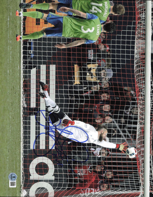 Stefan Frei Autographed 11x14 Photo Seattle Sounders "MVP" Beckett BAS QR #BS31921