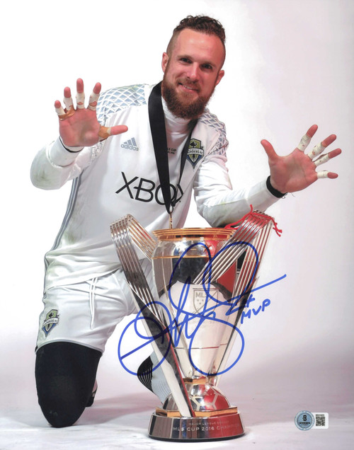 Stefan Frei Autographed 11x14 Photo Seattle Sounders "MVP" Beckett BAS QR #BS31923