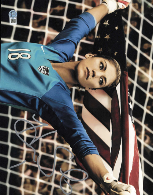 Hope Solo Autographed 11x14 Photo Team USA Beckett BAS QR #BS30552