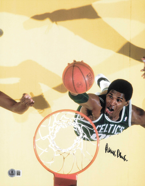 Robert Parish Autographed 11x14 Photo Boston Celtics Beckett BAS QR #SB30673