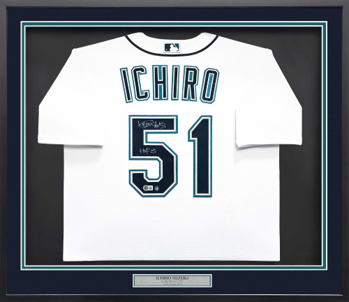 Fanatics Authentic ICHIRO 直筆サインPhoto Ichiro Suzuki Seattle Mariners Autographed Fanatics