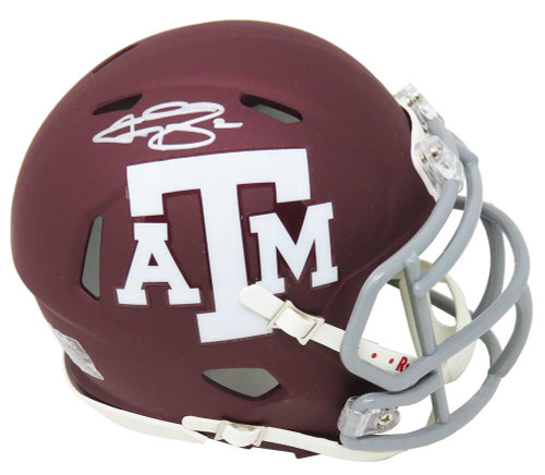 Johnny Manziel Signed Texas A&M Aggies Riddell Speed Mini Helmet