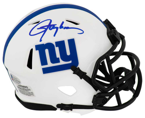 Lawrence Taylor Autographed New York Giants Lunar Eclipse Riddell Speed Mini Helmet - (Beckett)