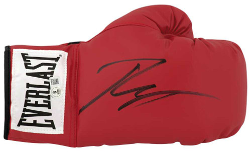 Ryan Garcia Autographed Everlast Red Boxing Glove  Beckett COA