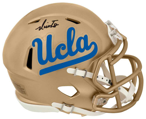 Nico Iamaleava Autographed UCLA Bruins Riddell Speed Mini Helmet  Beckett COA