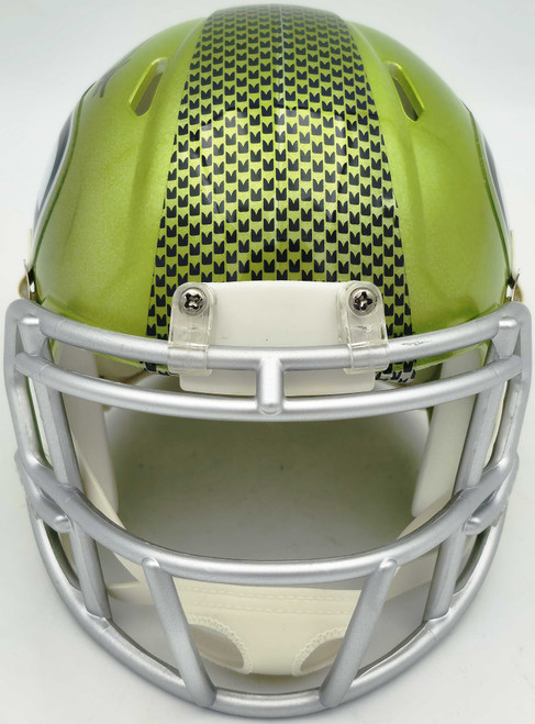Zach Charbonnet Autographed Seattle Seahawks Flash Green Speed Mini Helmet MCS Holo