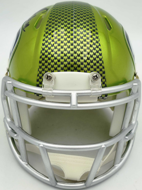Byron Murphy II Autographed Seattle Seahawks Flash Green Speed Mini Helmet MCS Holo
