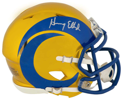 Henry Ellard Signed Los Angeles Rams FLASH Riddell Speed Mini Helmet - Schwartz Authenticated