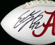 Eddie Lacy Autographed White Logo Football Alabama Crimson Tide MCS Holo