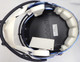 Russell Wilson Autographed Seattle Seahawks Blue Chrome Speed Full Size Replica Helmet In Green RW Holo