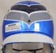 Russell Wilson Autographed Seattle Seahawks Blue Chrome Speed Full Size Replica Helmet In Silver RW Holo