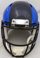 Russell Wilson Autographed Seattle Seahawks Blue Chrome Speed Full Size Replica Helmet In Silver RW Holo
