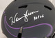 Warren Moon Autographed Minnesota Vikings Eclipse Black Full Size Speed Authentic Helmet "HOF 06" MCS Holo Stock #187024