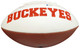 Justin Fields Autographed Ohio State Buckeyes White Logo Football Beckett BAS