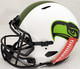Russell Wilson Autographed Seattle Seahawks White Lunar Eclipse Full Size Authentic Speed Helmet RW Holo & Beckett BAS Stock #194030