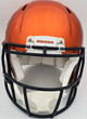 Justin Fields Autographed Chicago Bears Flash Orange Full Size Authentic Speed Helmet Beckett BAS QR