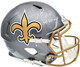 Drew Brees Autographed New Orleans Saints Flash Silver Full Size Authentic Speed Helmet "SB XLIV MVP" Beckett BAS QR Stock #197103