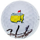Hideki Matsuyama Autographed Masters Logo Golf Ball (Smudged) Beckett BAS #WH96172