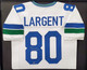 Seattle Seahawks Steve Largent Autographed Framed White Jersey "HOF 95" MCS Holo Stock #200436