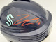 Jared McCann Autographed Seattle Kraken Blue Mini Helmet Fanatics Holo Stock #200303
