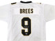 New Orleans Saints Drew Brees Autographed White Jersey Beckett BAS Witness