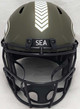 Seattle Seahawks Army Green Full Size Replica Speed Unsigned Helmet Salute To Service Stock #208805