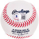 Alex Bregman Autographed Official 2022 World Series Logo MLB Baseball Houston Astros "22 WS Champs" Beckett BAS Witness